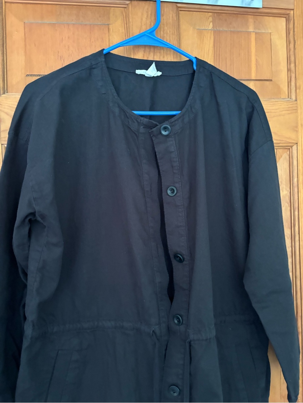 Eileen Fisher Organic Cotton Longline Jacket Size Small